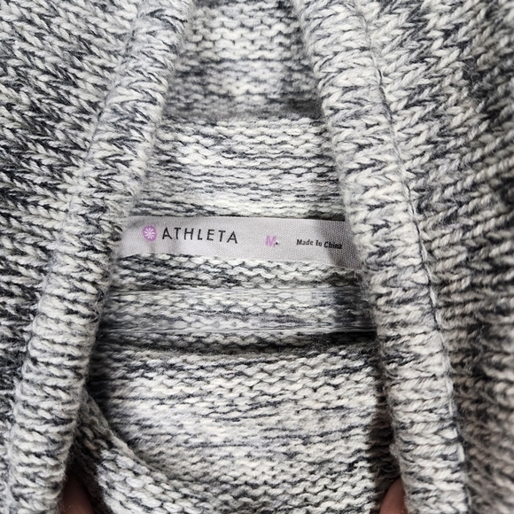 ATHLETA 100% MERINO WOOL COWL NECK SWEATER - Picture 8 of 9